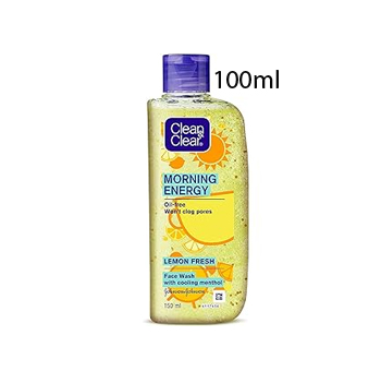 Clean & Clear Morning Energy Lemon Fresh, Yellow, (100 ml)