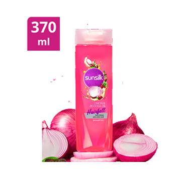 Sunsilk Hairfall Shampoo with Onion & Jojoba Oil (370ml)