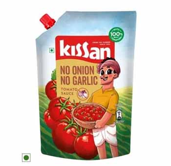 Kissan No-Onion No-Garlic Tomato Sauce (425g)