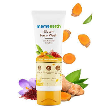 Mamaearth Ubtan Facewash For Tan Removal (50ml)